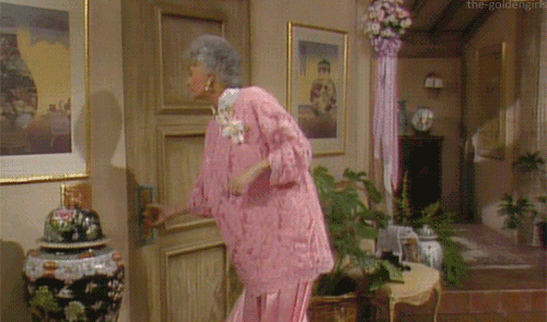 Golden Girls Slamming Door To Suitor GIF