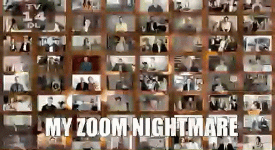 Golden Globes Zoom Nightmare GIF