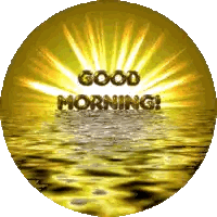 Golden Good Morning Circle
