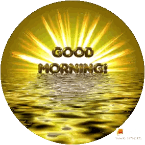 Golden Good Morning Circle