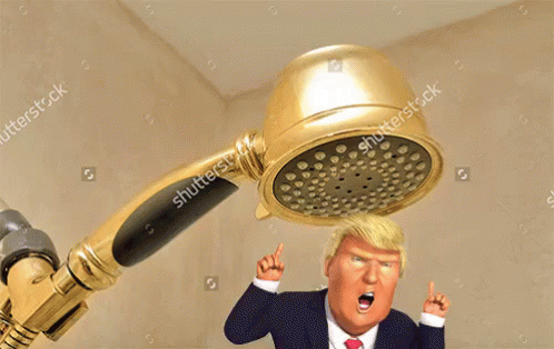 Golden Shower Donald Trump Flash Dance Meme GIF