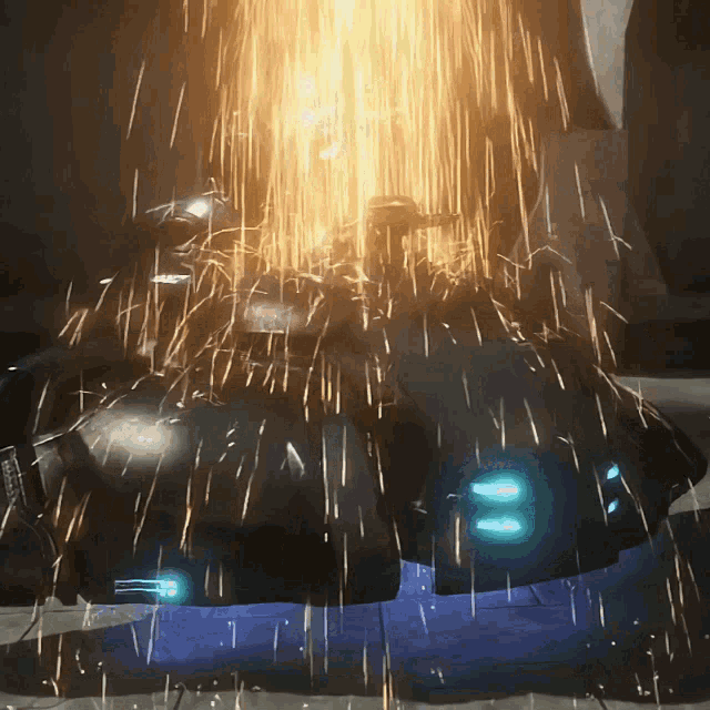 Golden Shower Halo Reach Particles Sparks Xbox 360 GIF