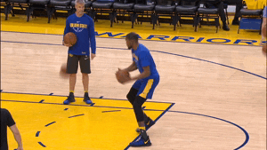 Golden State Warriors Kevin Durant Spinning GIF