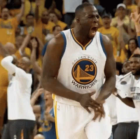 Golden State Warriors Player Screaming