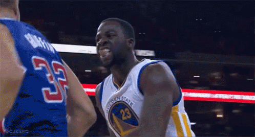 Golden State Warriors Player Talking to Another