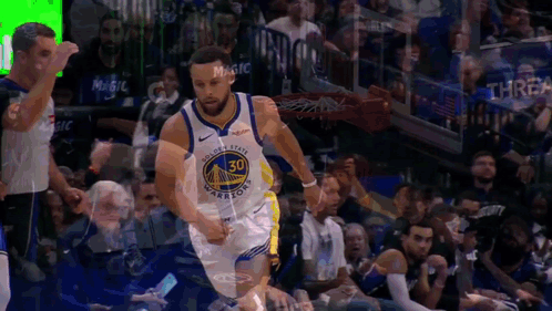 Golden State Warriors Stephen Curry Running