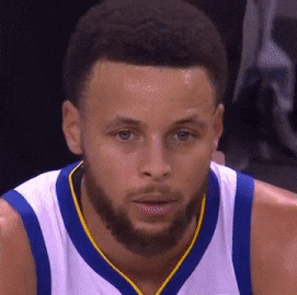 Golden State Warriors Stephen Curry Shaking Head GIF