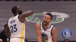 Golden State Warriors Stephen Curry Shouting GIF