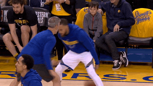 Golden State Warriors Stephen Curry Warming Up GIF