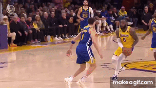 Golden State Warriors vs Los Angeles Lakers Basketball Game