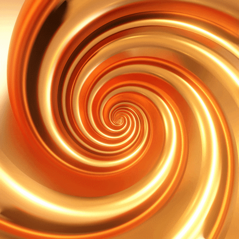 Golden Vortex Spinning Fast GIF