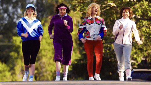 Goldenberg Friends Power Walking GIF