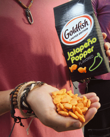 Goldfish Crackers Black Box GIF