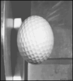 Golf Ball Bouncing GIF