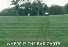 Golf Cart Driving Where Is The Bar Cart GIF