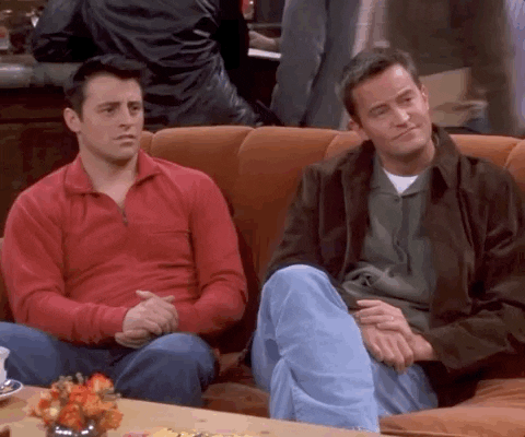 Golf Clap Chandler And Joey Friends GIF