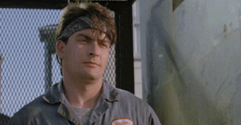 Golf Clap Charlie Sheen Emilio Estevez GIF