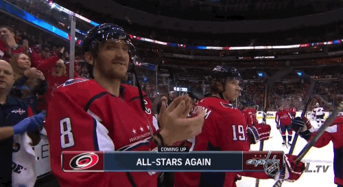 Golf Clap Ice Hockey Alexander Ovechkin GIF