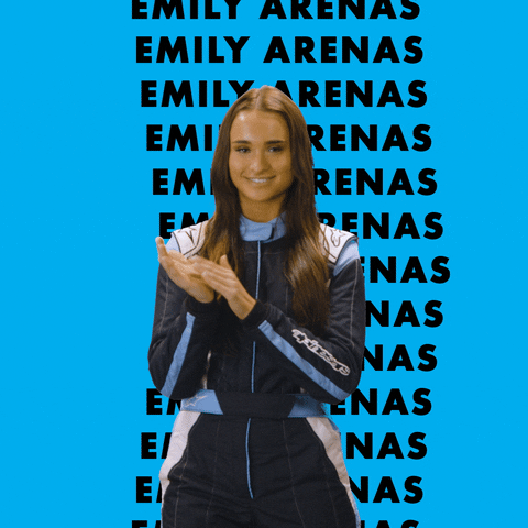 Golf Clap Wwex Racing Emily Arenas GIF