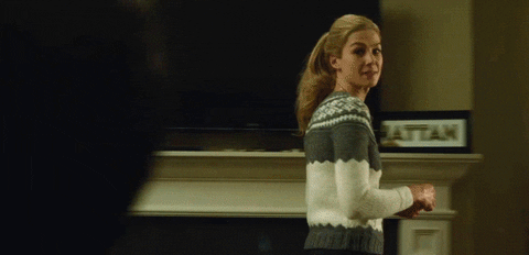 Gone Girl Rosamund Pike Ben Affleck GIF