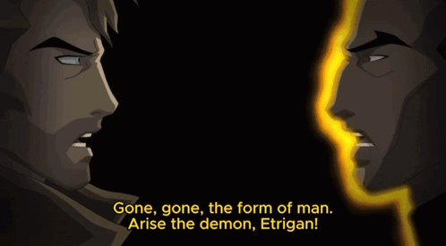 Gone Gone Form of Man Arise Etrigan