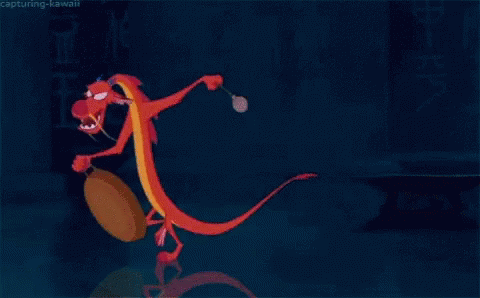 Gong Mushu Mulan Animated Movie GIF