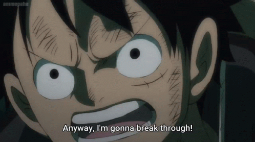 Gonna Break Through Luffy Vs Kaido GIF