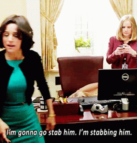 Gonna Stab Him GIF