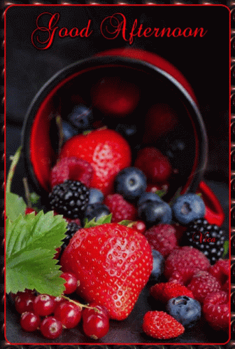 Good Afternoon Berry Lovers GIF