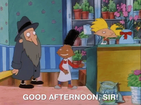 Good Afternoon Happy Monday Hey Arnold GIF