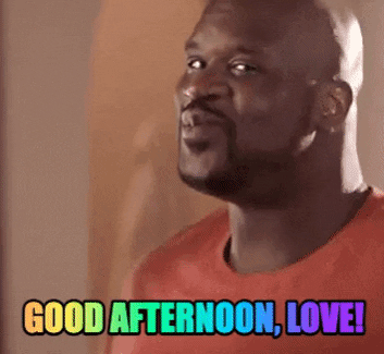 Good Afternoon My Love Shaquille O Neal GIF
