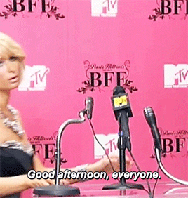 Good Afternoon Paris Hilton GIF