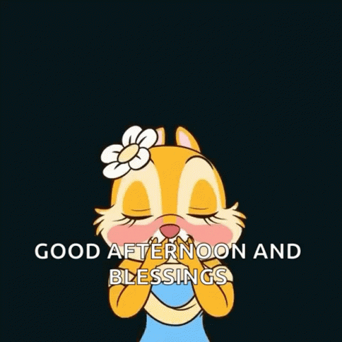Good Afternoon Pretty Hamster GIF