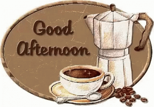 Good Afternoon Sparkling Coffee GIF