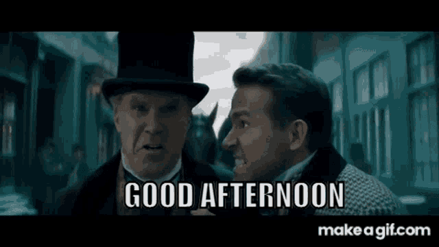 Good Afternoon Spirited Gif GIF
