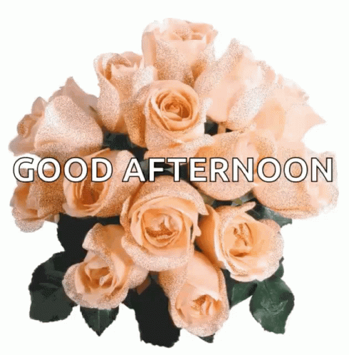 Good Afternoon Wednesday Flowers GIF