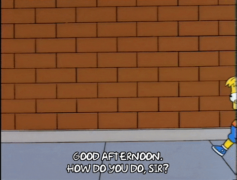 Good Afternoon Wednesday The Simpsons GIF