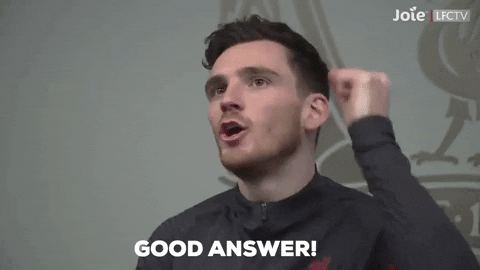 Good Answer Andy Robertson GIF
