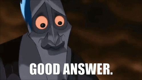 Good Answer Hades GIF