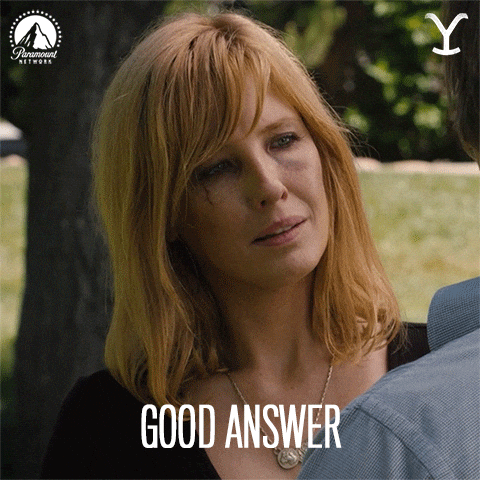 Good Answer Kelly Reilly GIF