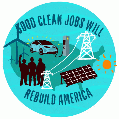 Good Clean Jobs Will Rebuild America Solar Panels GIF