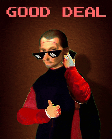 Good Deal Animated Niccolo Machiavelli Dancing GIF
