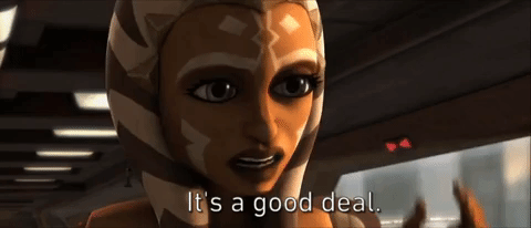 Good Deal Star Wars Ahsoka Tano GIF