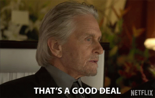 Good Deal The Kominsky Method Michael Douglas Sandy GIF