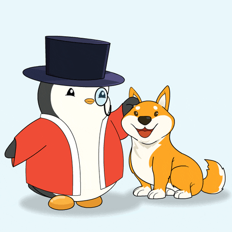 Good Dog Shiba Inu Pudgy Penguin Pets GIF