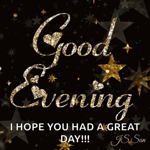Good Evening Gold Stars