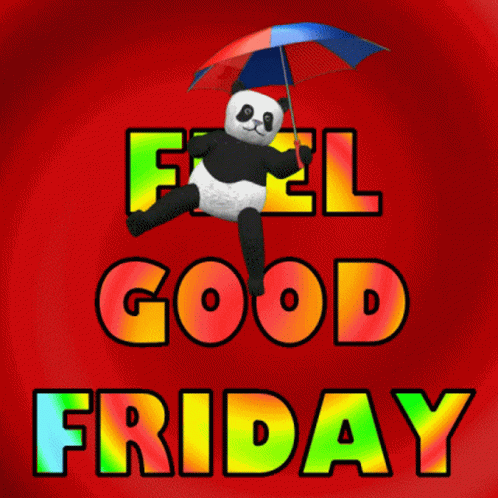 Good Friday Morning Feel Good Friday Panda Spin GIF