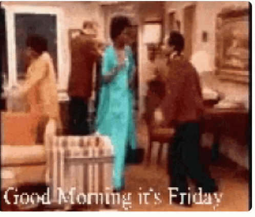 Good Friday Morning Friday Dance Groovy Old School GIF