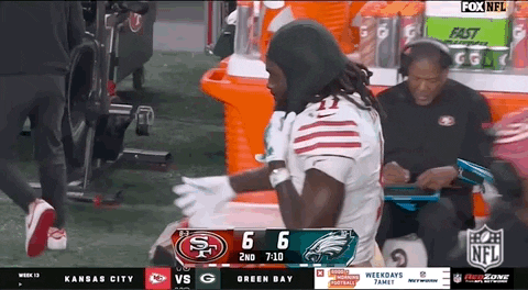 Good Game Brandon Aiyuk Hand Shakes GIF