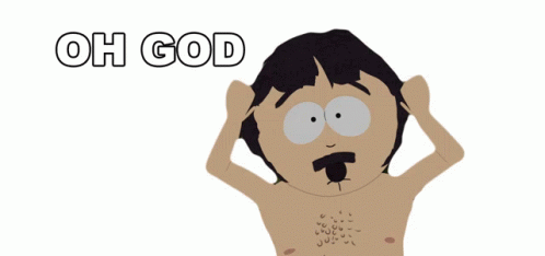 Good God Frustrated Randy Marsh GIF